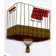 United Van Lines Box Red titles Gold